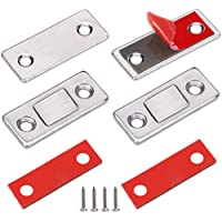 Los mejores  - Iman Puerta Adhesivo Jiayi 2 Pcs Cierre Magnetico Para Puerta Ultra-fino Pestillo Puerta Corredera Iman Armario…